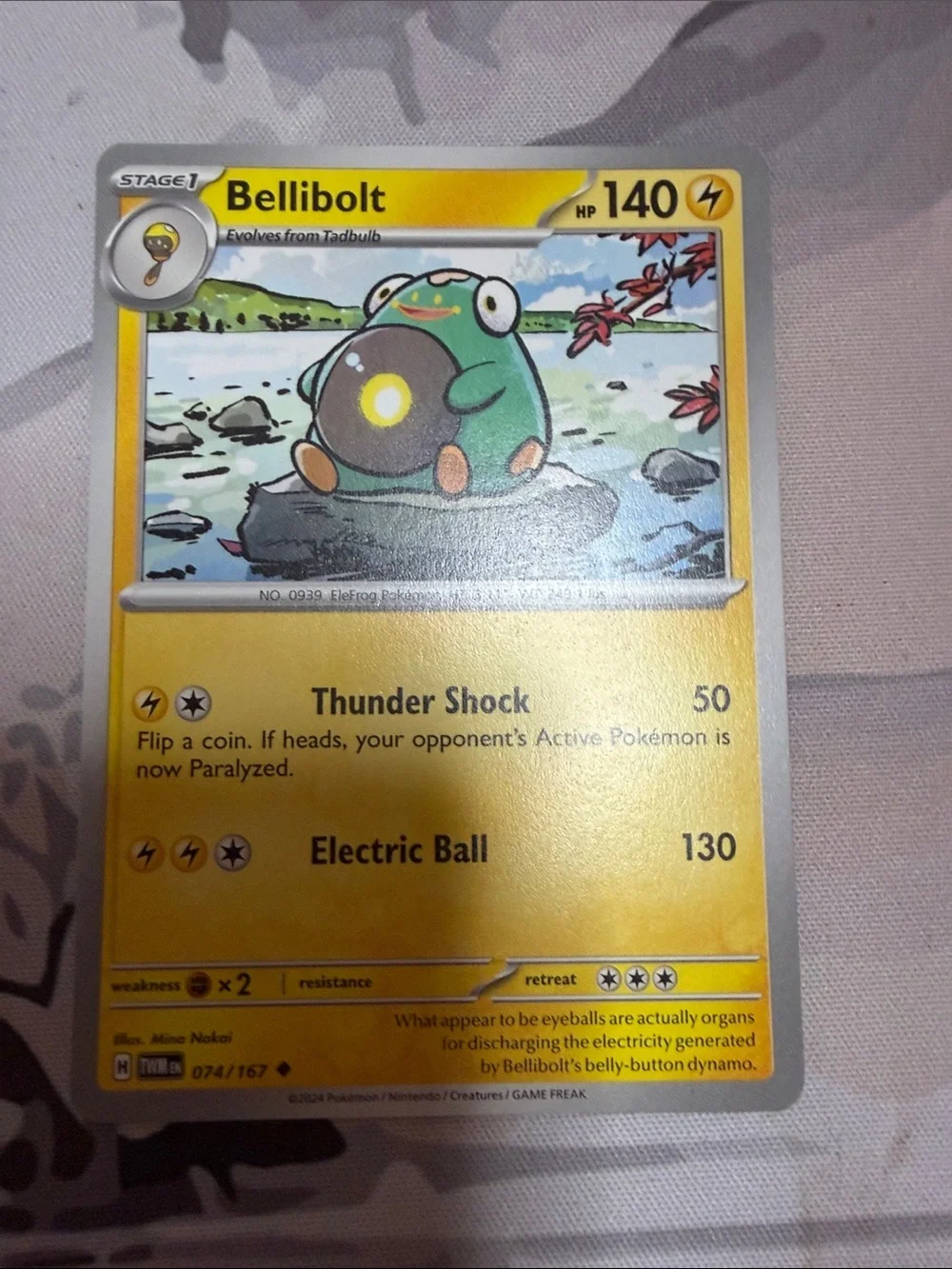 Tadbulb & Bellibolt Collection Lot | 6 Pokémon Cards | ✨5/$25✨